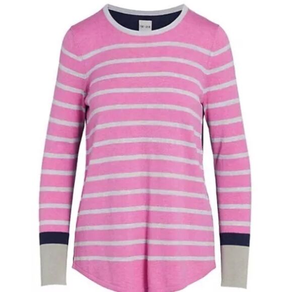 Nic+Zoe Vital Striped Top Sweater Pullover, Size XS - Picture 5 of 14